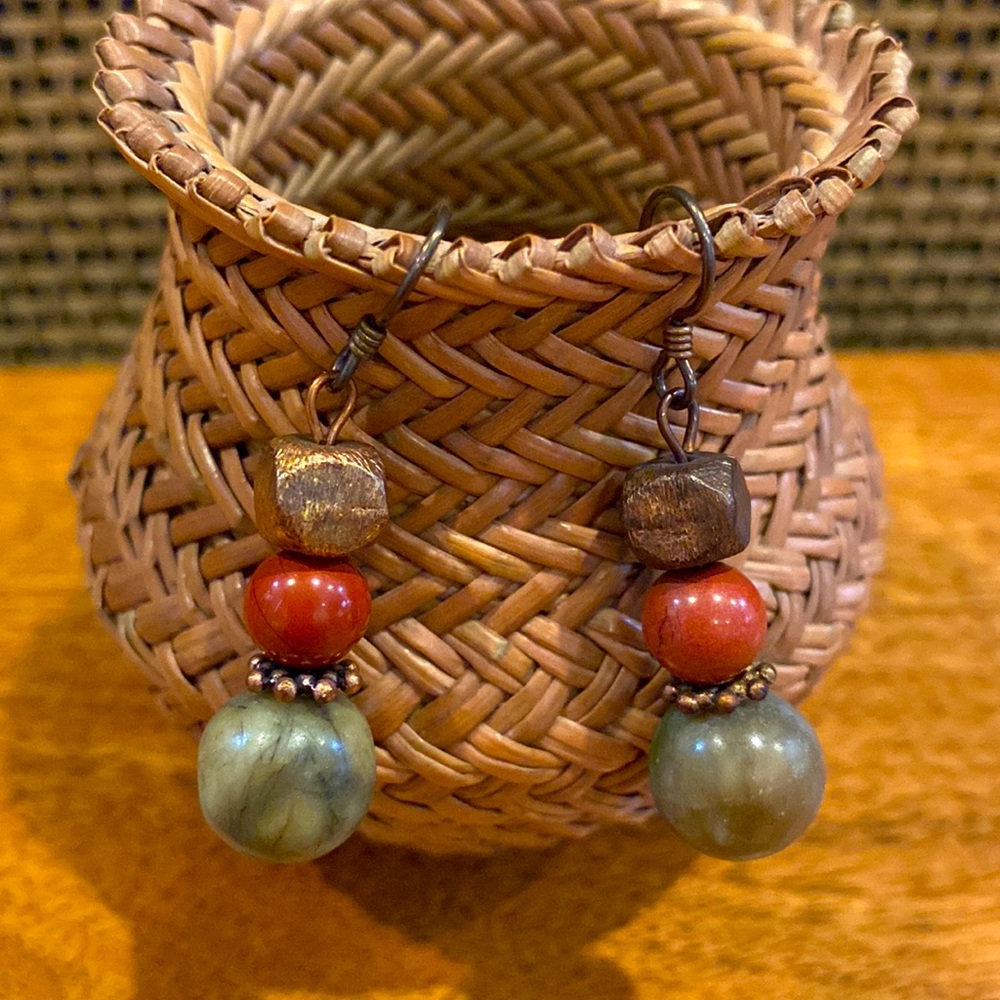 Beaded French Wire Earrings